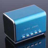  Micro SD / TF Mini Speaker Music Player For iphone PC Laptop MP3 blue